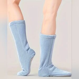 Baby Blue Women's Professional Dance/Ballet Slippers Warm-Up Boots Sz 38-39